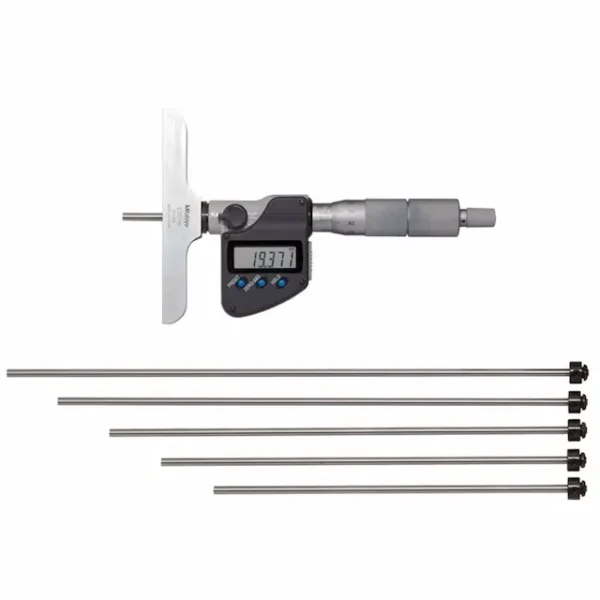 Depth Micrometer Series 329 - Interchangeable Rod Type