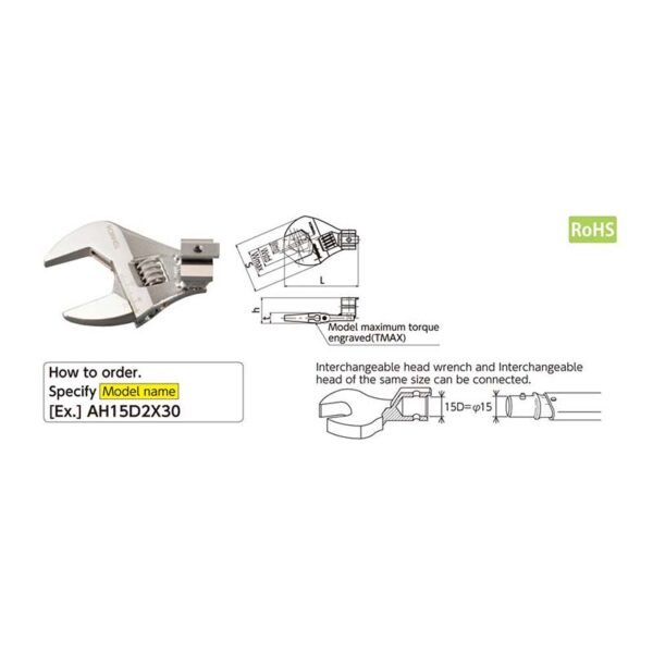 AH Adjustable Open End Head