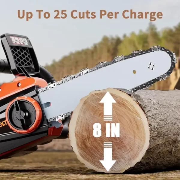 AIVOLT 40 V 12 Cordless Chainsaw Battery Powered - Image 4
