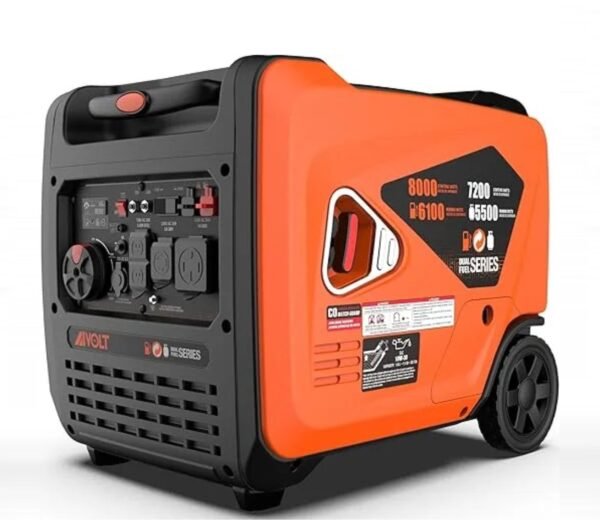 AIVOLT 8000 Watts Dual Fuel Portable Inverter Generator