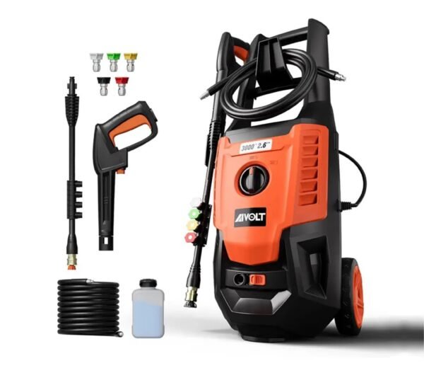 AIVOLT Electric Pressure Washer 3000PSI 2.6GPM High Pressure Washer