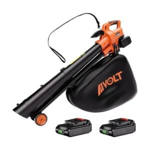 Cordless Leaf Blower Vacuum – 40v Leaf Vacuum 600CFM 150MPH