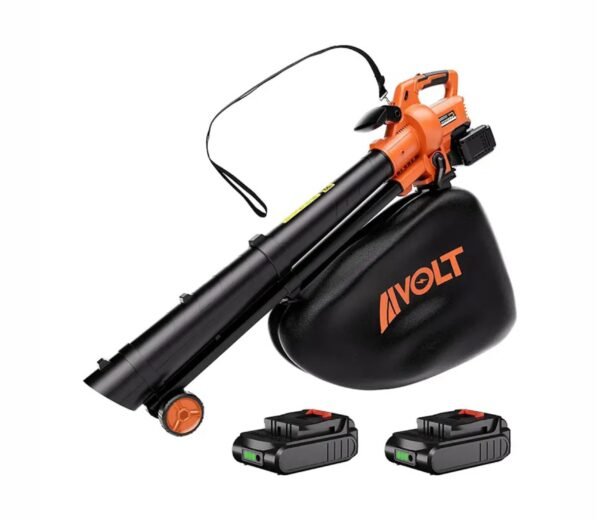 AIVOLT Cordless Leaf Blower Vacuum – 40v Leaf Vacuum 600CFM 150MPH