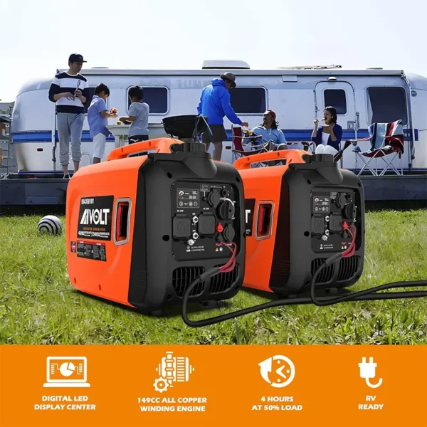 AIVOLT Inverter Generator 4300W Gas Powered Portable Generator - Image 3