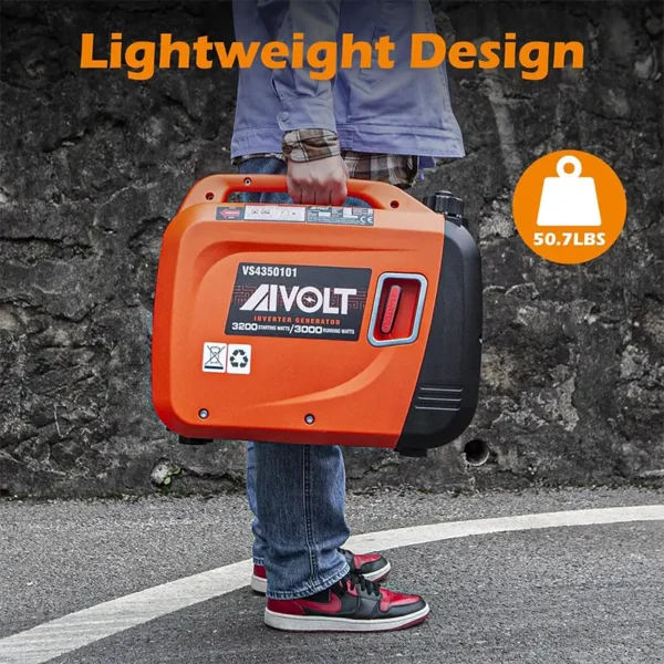 AIVOLT Inverter Generator 4300W Gas Powered Portable Generator - Image 4