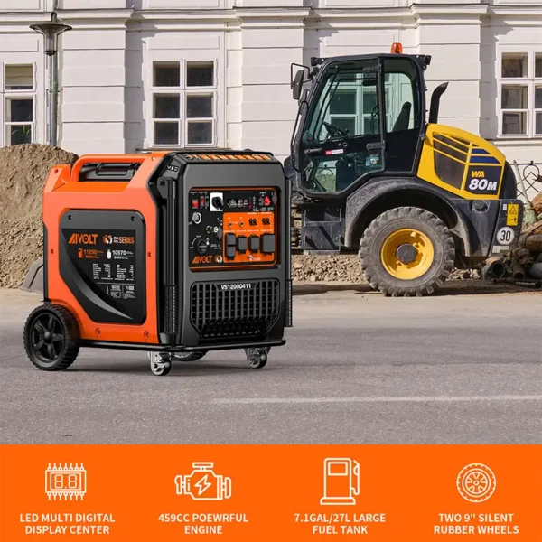AIVOLT 11250 Wattages Dual Fuel Portable Inverter Generator - Image 3